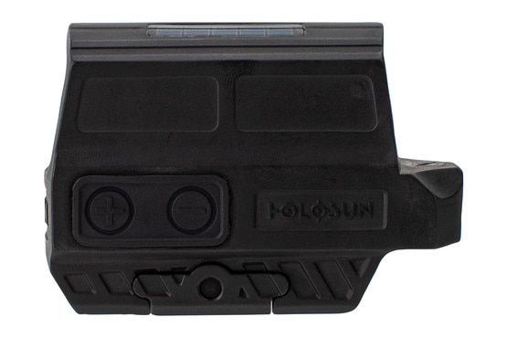HE512T-GR Enclosed Reflex Sight with Green MRS from Holosun has a side opening battery traya